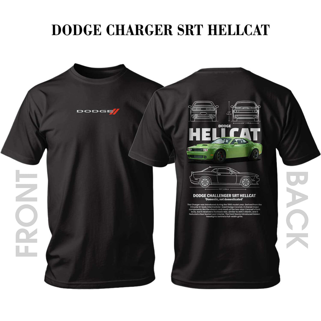 Tricou DODGE CHARGER SRT HELLCAT
