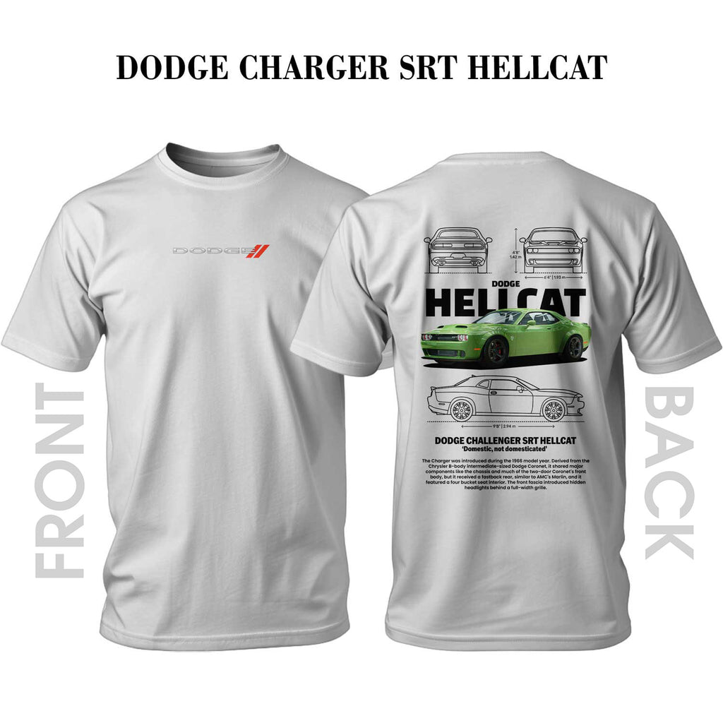 Tricou DODGE CHARGER SRT HELLCAT