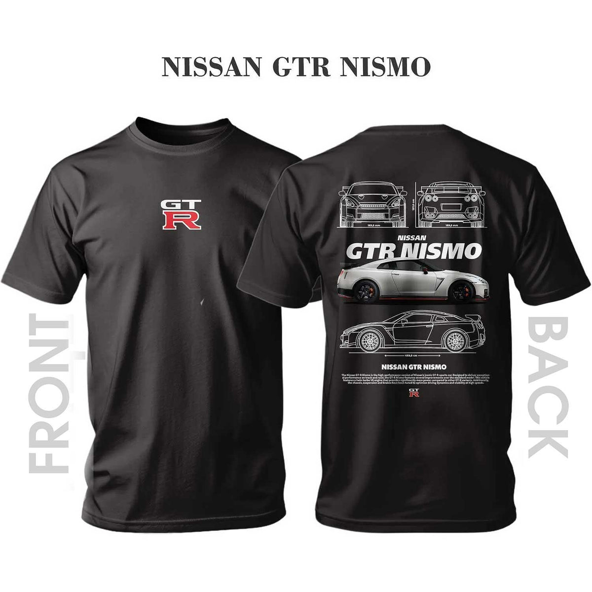 T-shirt NISSAN GTR NISMO
