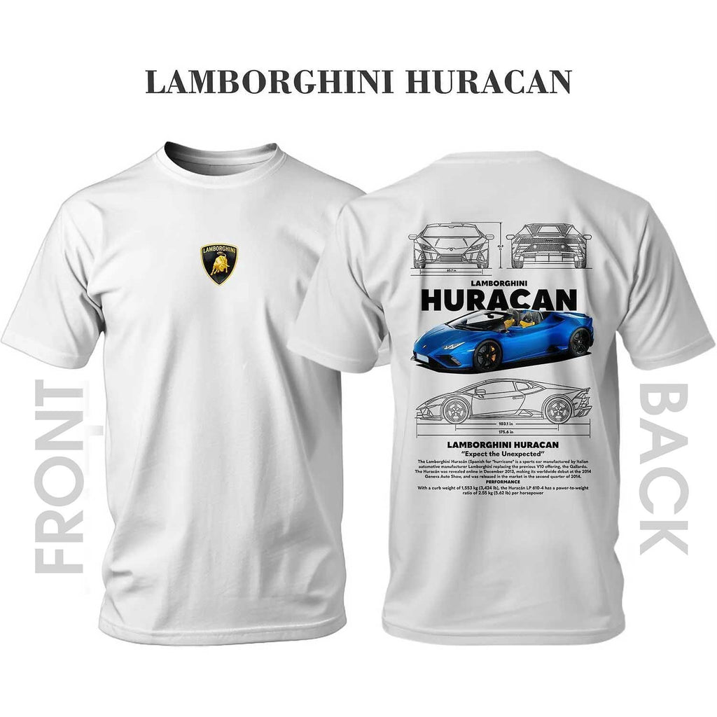 T-shirt BLUE LAMBORGHINI HURACAN
