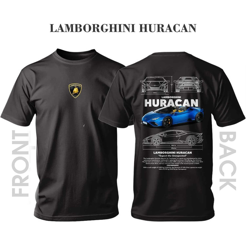 T-shirt BLUE LAMBORGHINI HURACAN