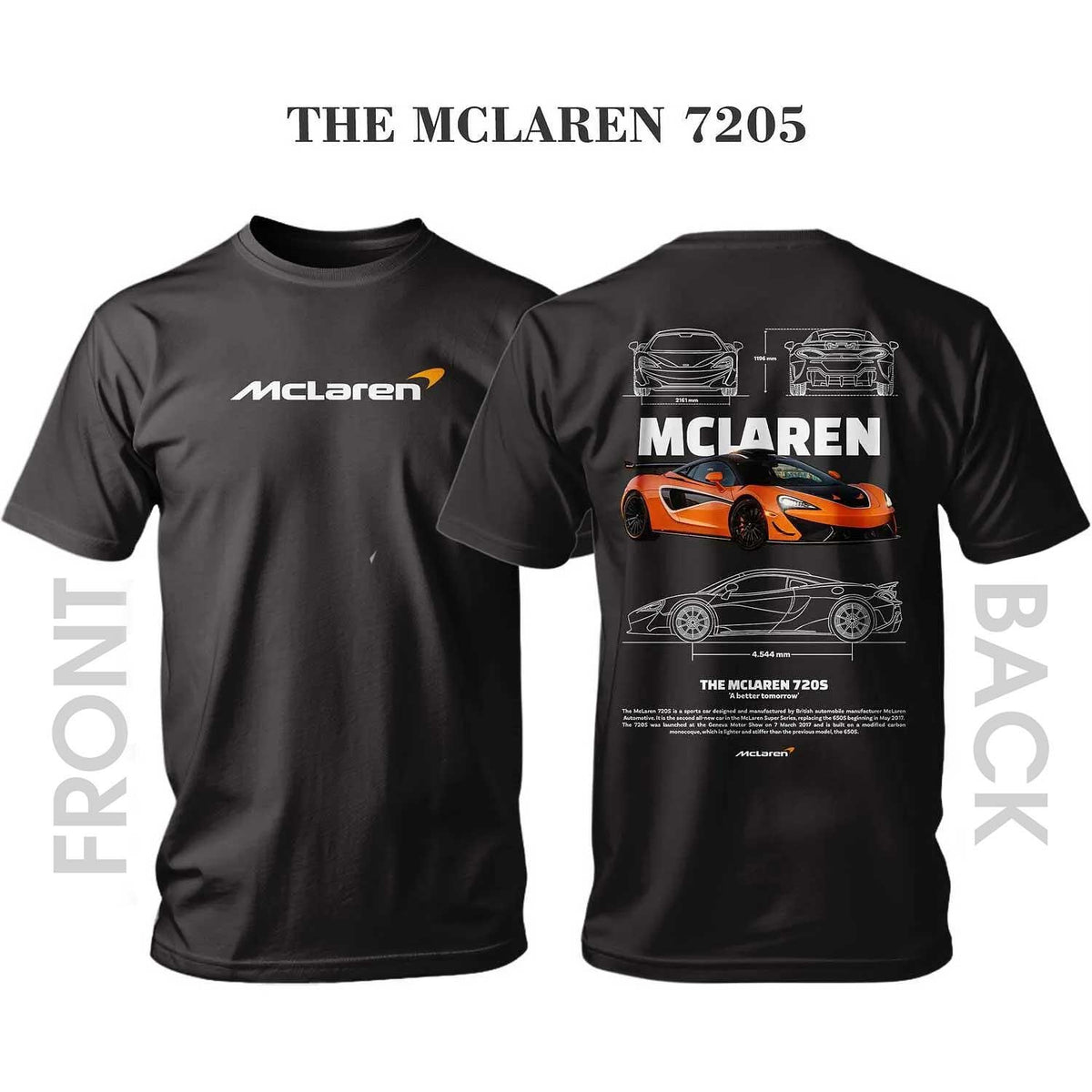 Тениска The MCLAREN 720S ORANGE