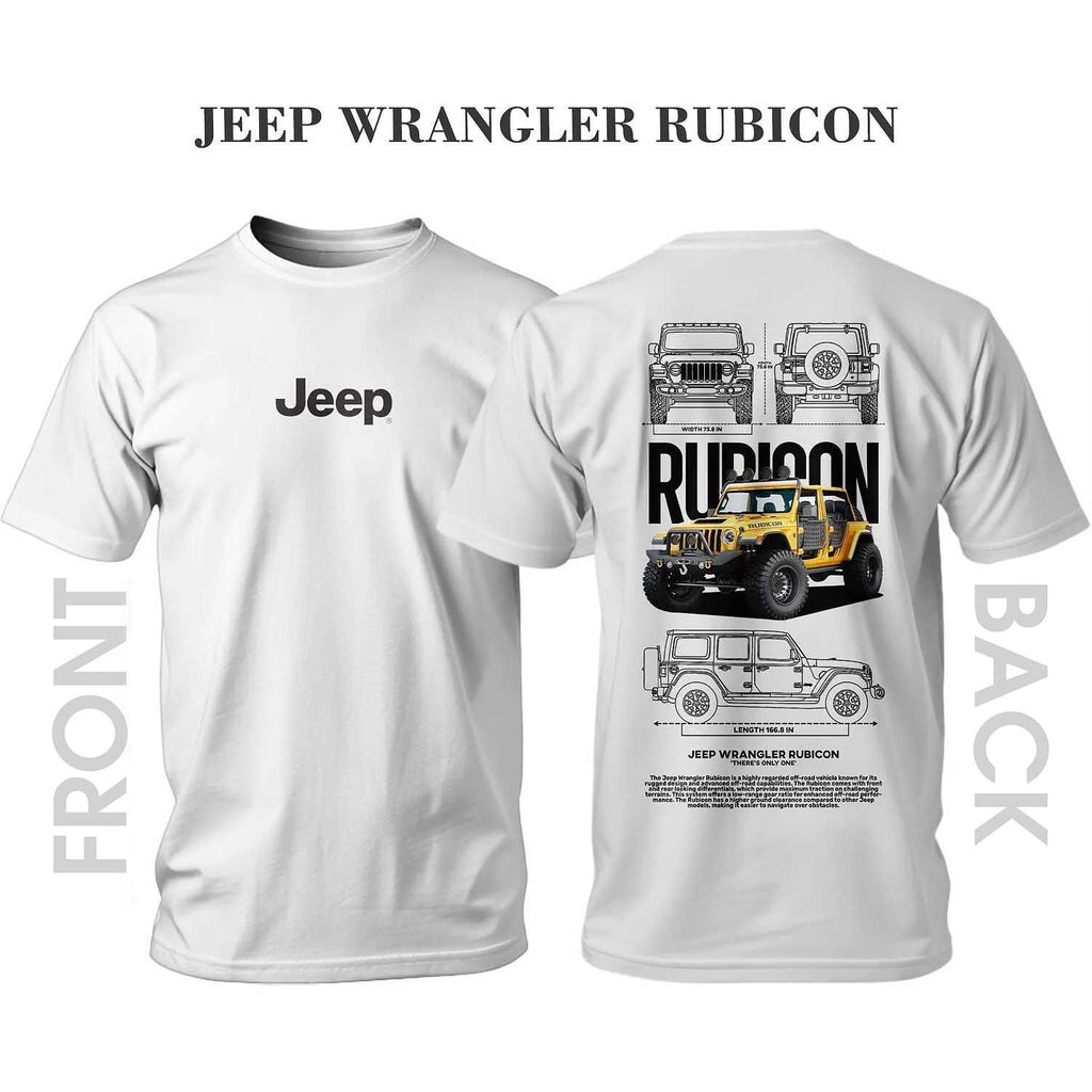 T-shirt YELLOW JEEP WRANGLER RUBICON