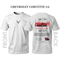 T-shirt RED CHEVROLET CORVETTE C6