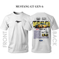 T-shirt MUSTANG YELLOW GT-GEN 6