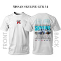 Тениска NISSAN SKYLINE GTR34 Paul Walker