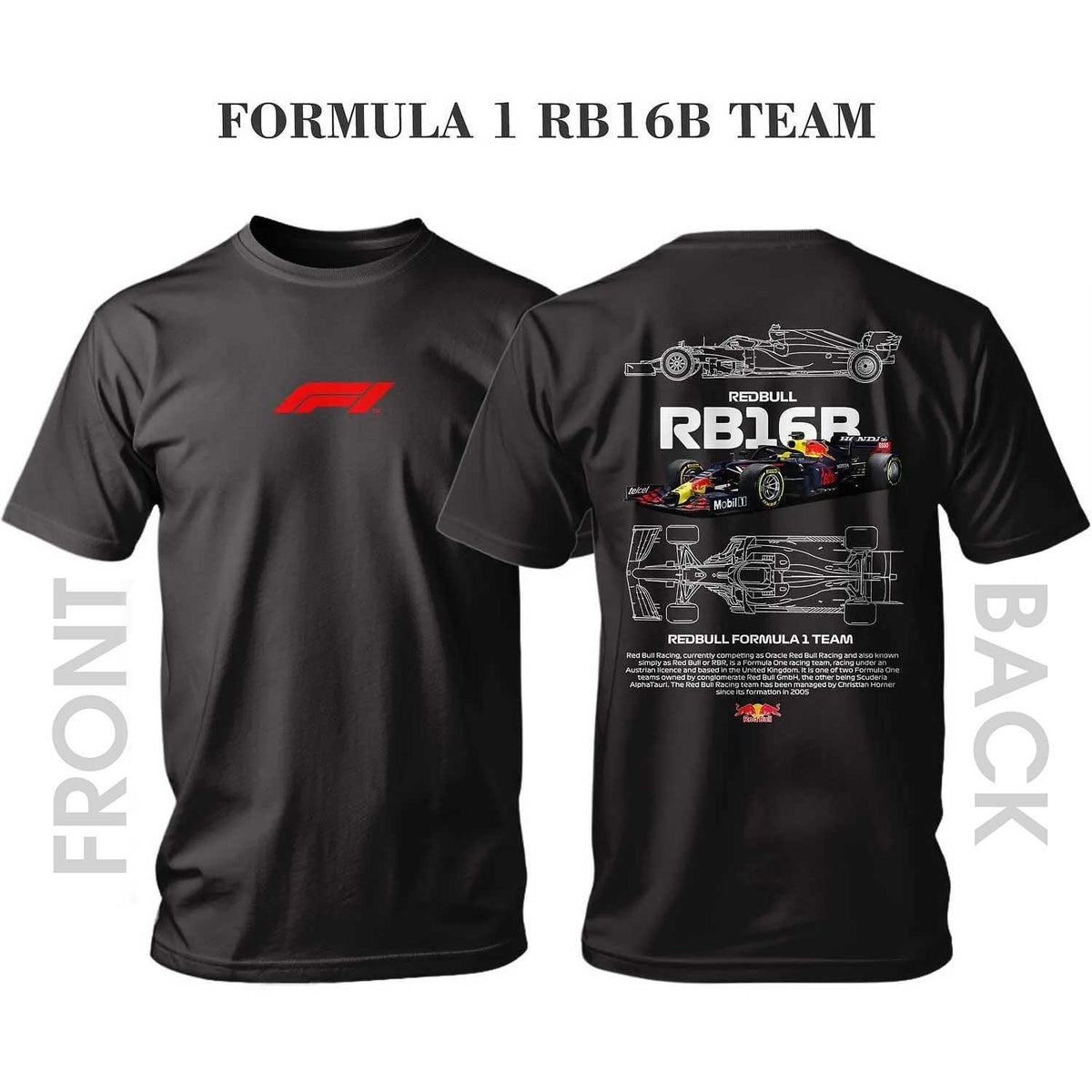 Tricou FORMULA 1 TEAM REDBULL RB16B