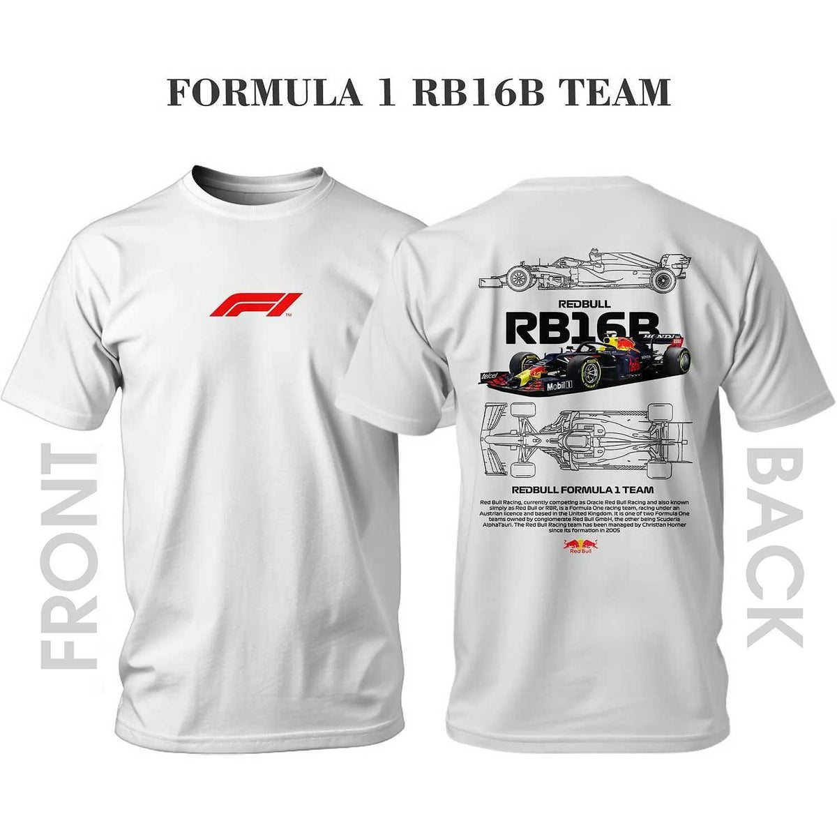 Tricou FORMULA 1 TEAM REDBULL RB16B