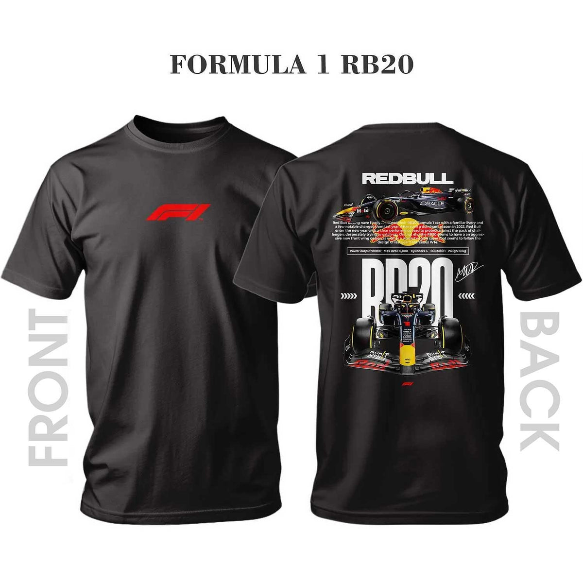 Tricou FORMULA 1 / F1 RP20 REDBULL
