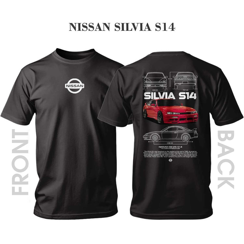 Tricou NISSAN SILVIA ROȘU S14