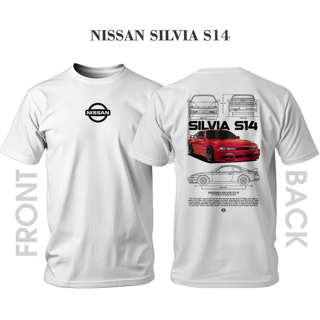 Tricou NISSAN SILVIA ROȘU S14