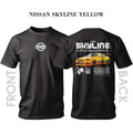 T-shirt YELLOW NISSAN SKYLINE R34