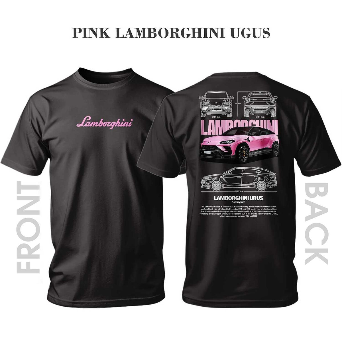 Тениска PINK LAMBORGHINI URUS