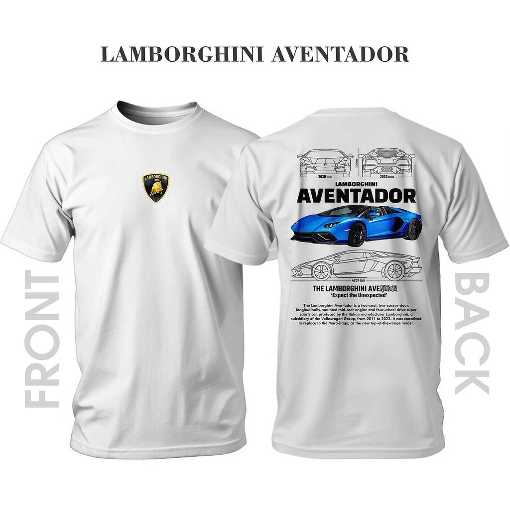 Tricou BLUE LAMBORGHINI AVENTADOR