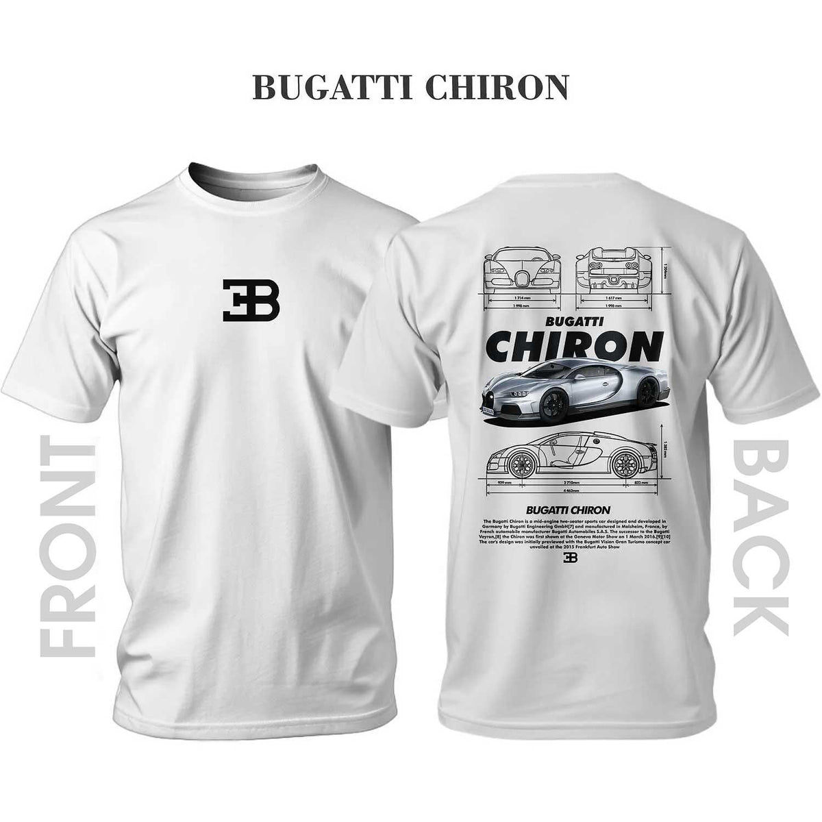 T-shirt BUGATTI CHIRON
