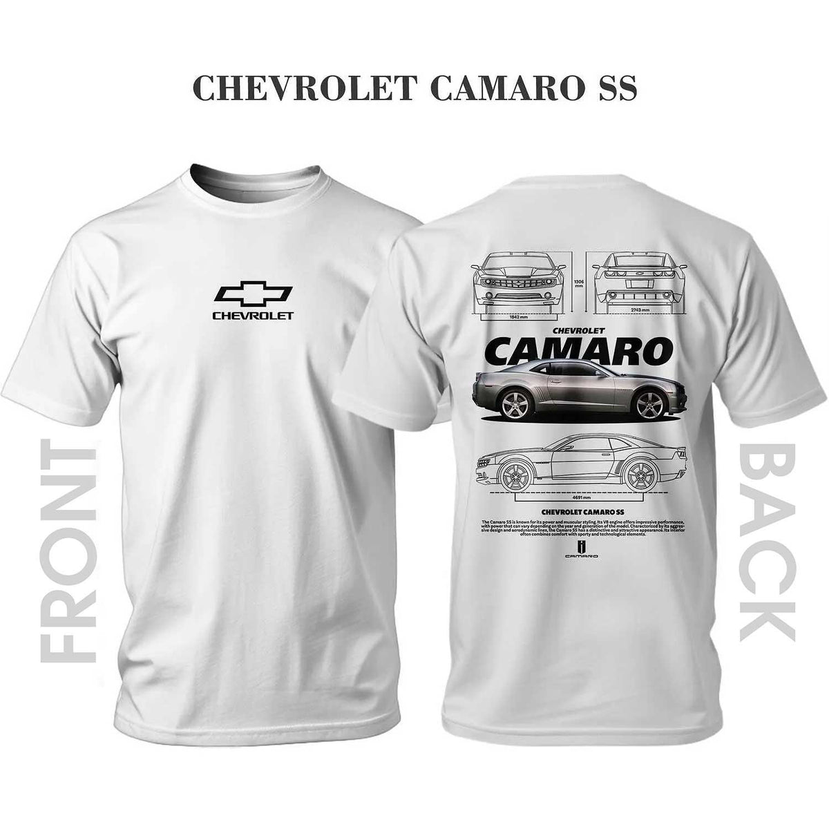 Tricou CHEVROLET CAMARO SS