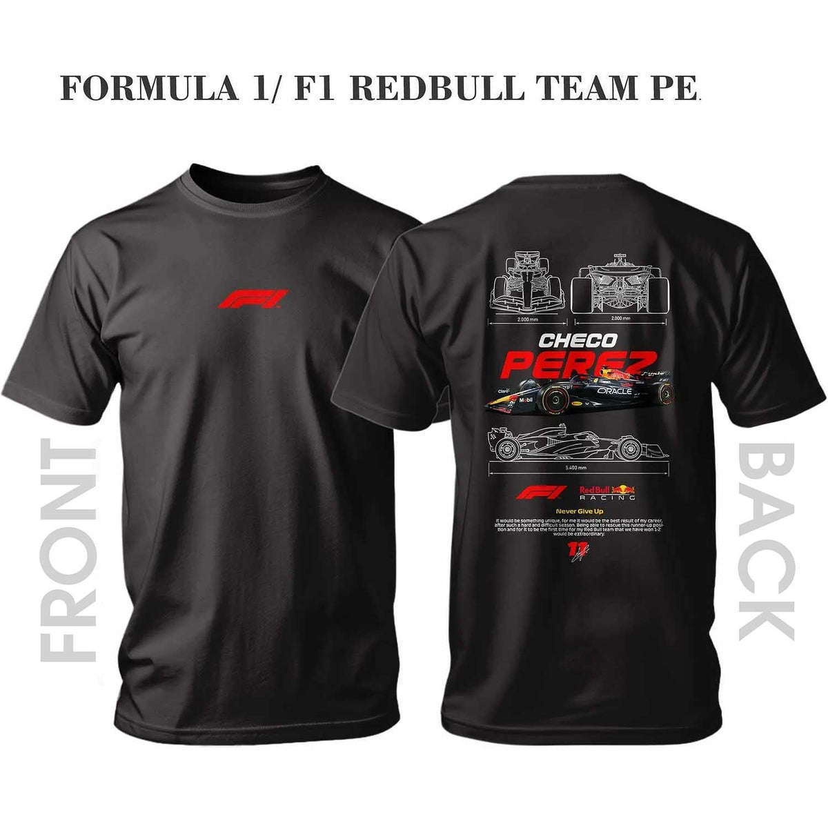 Tricou FORMULA 1/ F1 REDBULL TEAM CHECO PEREZ