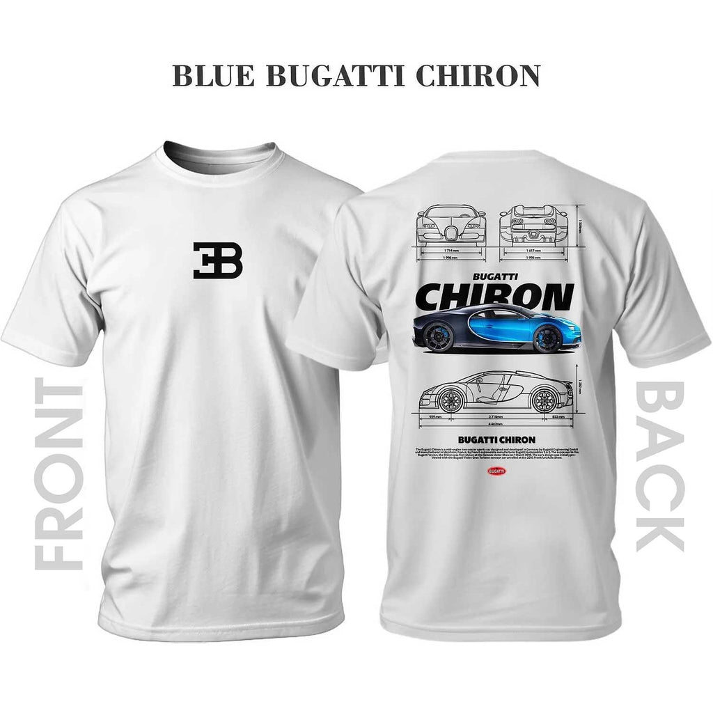 T-Shirt BLUE BUGATTI CHIRON