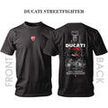 Tricou roșu/negru Ducati Streetfighter