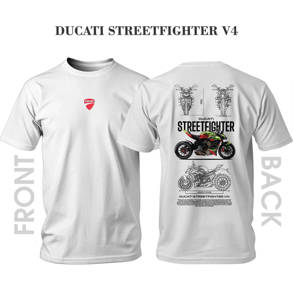 T-shirt GREEN/RED Ducati Streetfighter