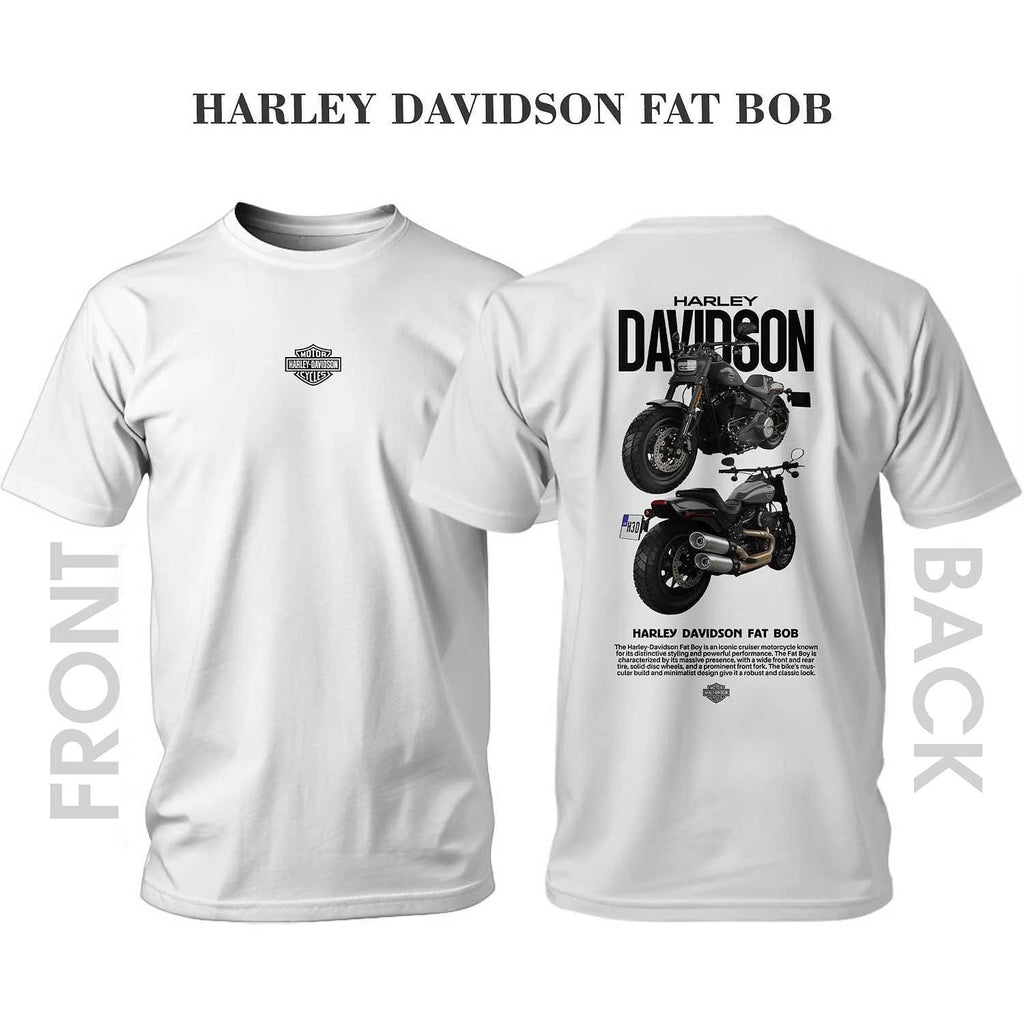 Tricou BLACK HARLEY DAVIDSON FAT BOB