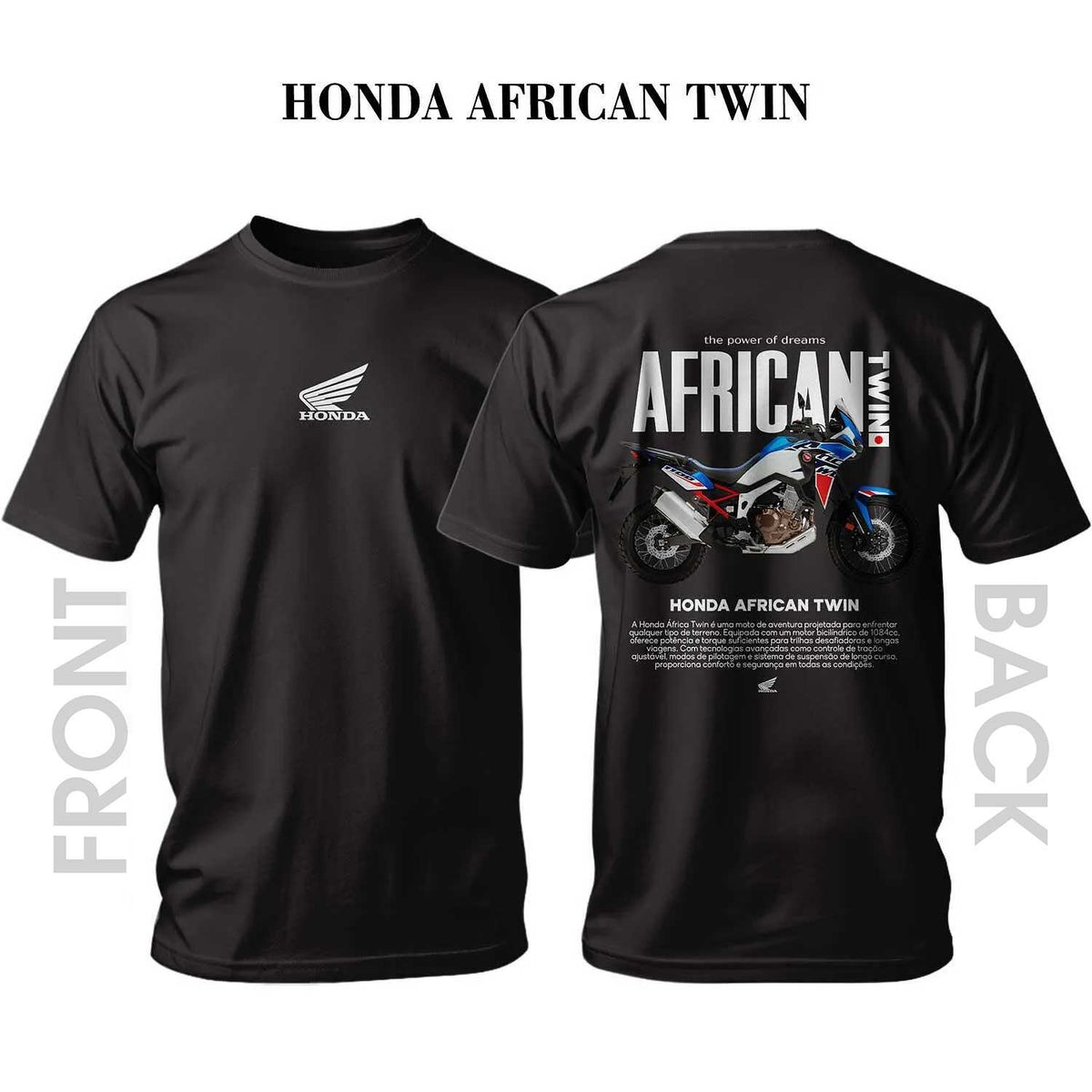 Тениска Honda African Twin
