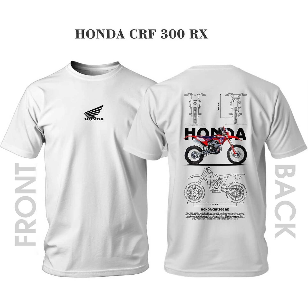 Тениска Honda CRF 300 RX