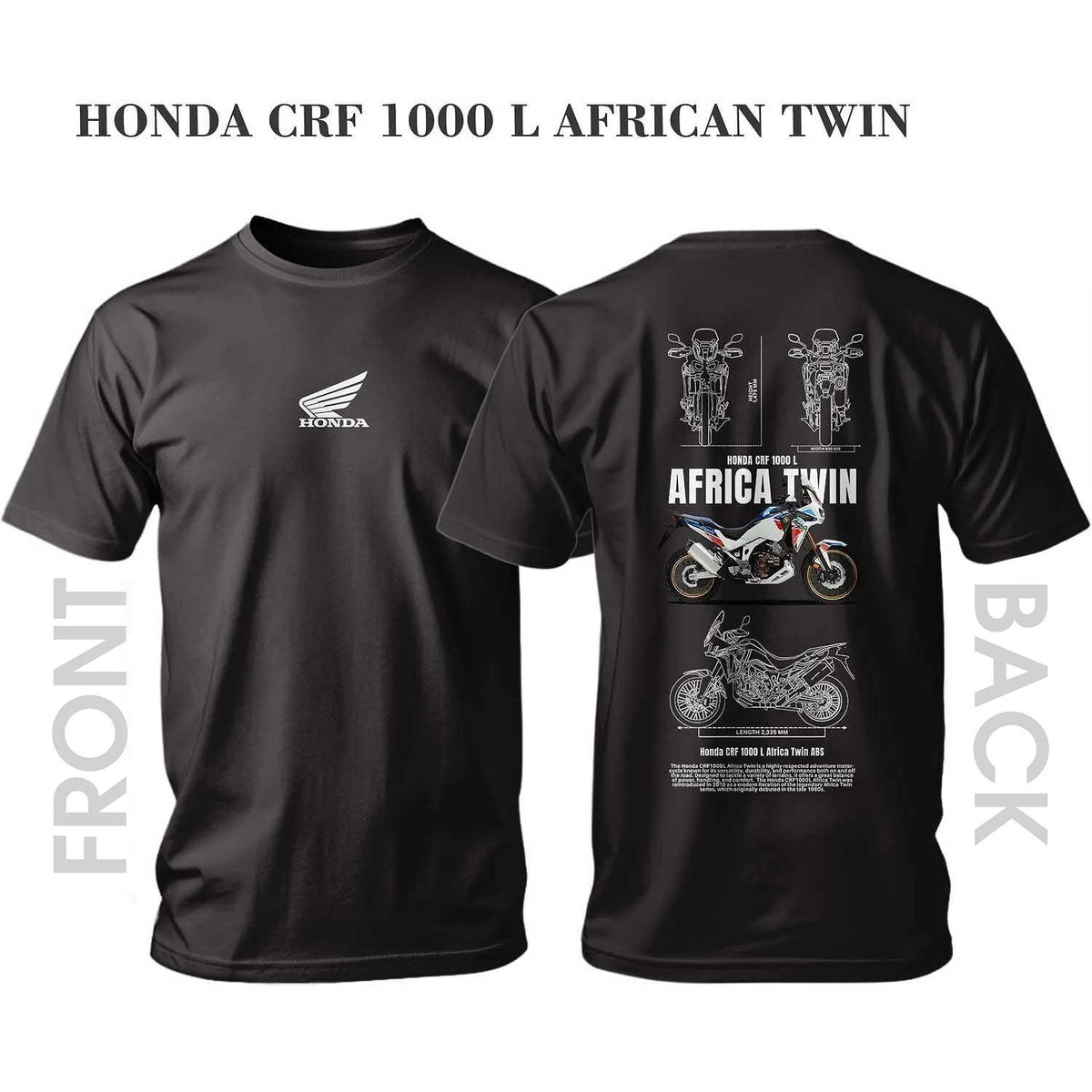 Honda AFRICAN TWIN CRF 1000 L ABS T-shirt