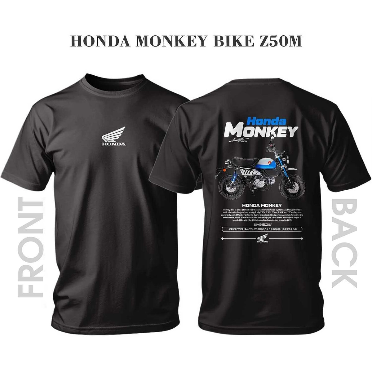 Тениска Honda MONKEY Z50M