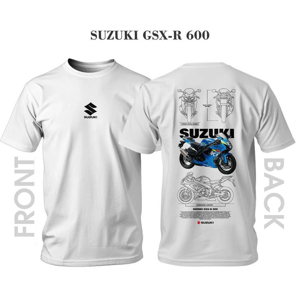 T-shirt BLUE SUZUKI GSX-R 600