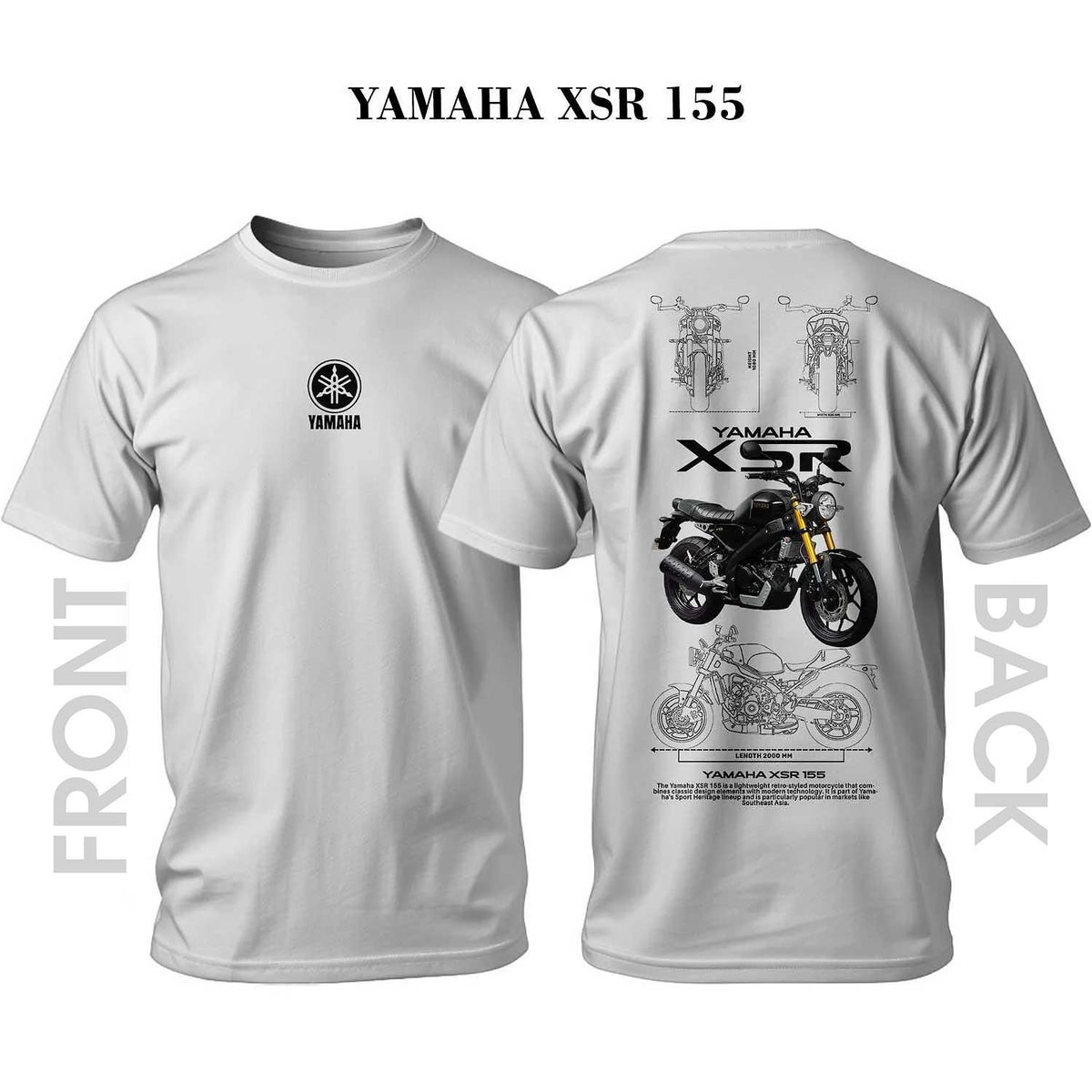 Тениска YAMAHA XSR 155