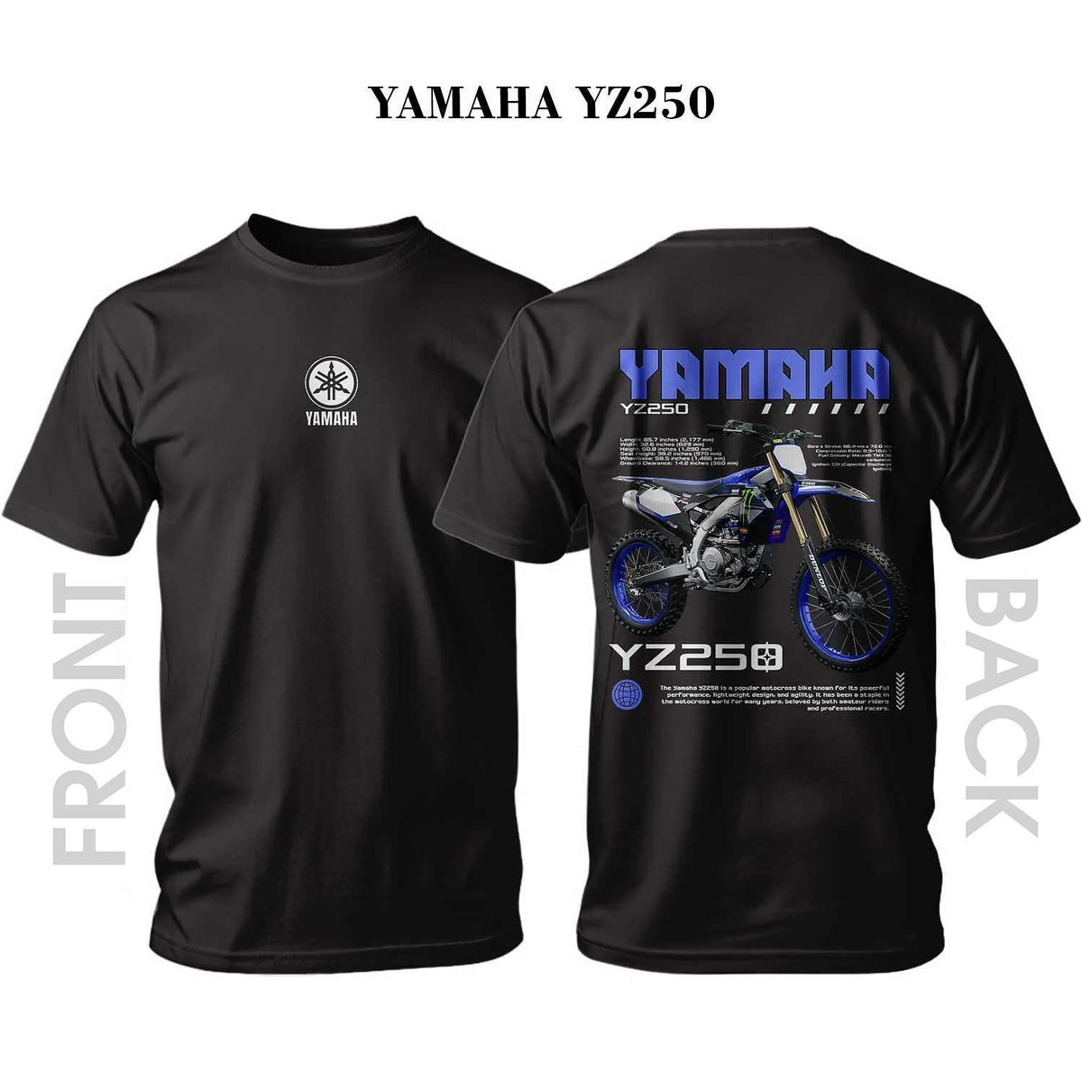 Tricou YAMAHA Motocross YZ250