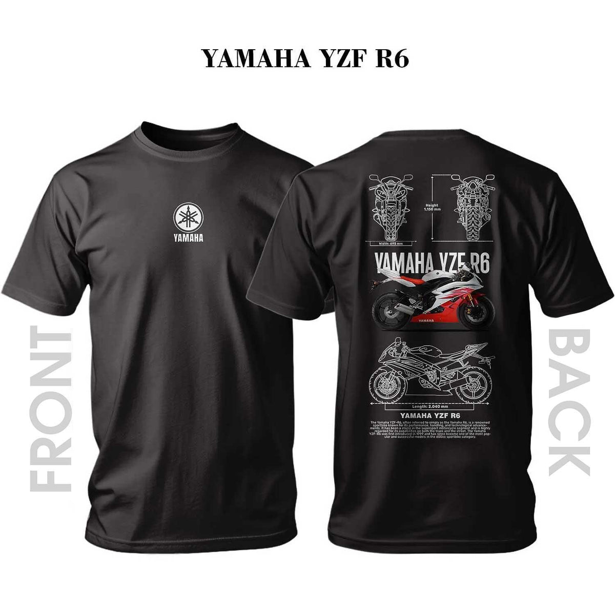 Тениска YAMAHA YZF R6