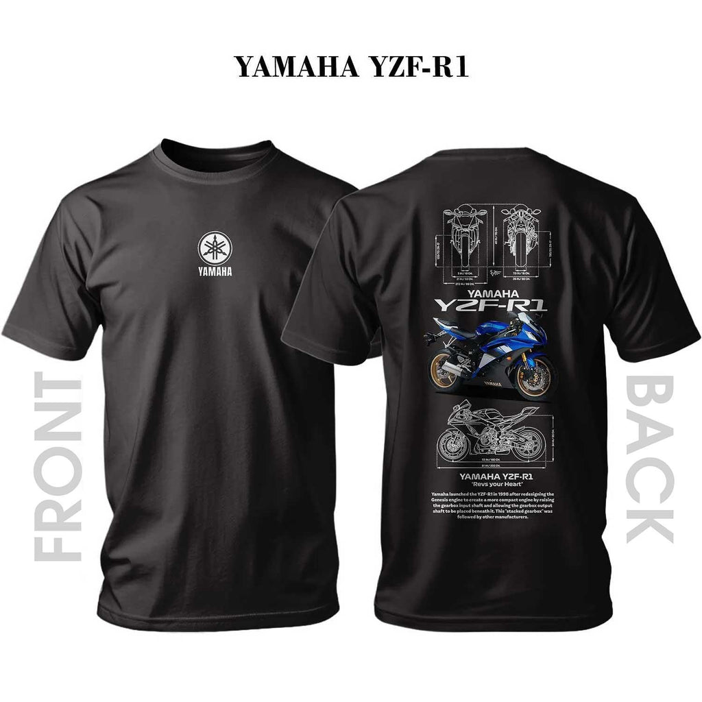 Tricou Blue YAMAHA YZF-R1