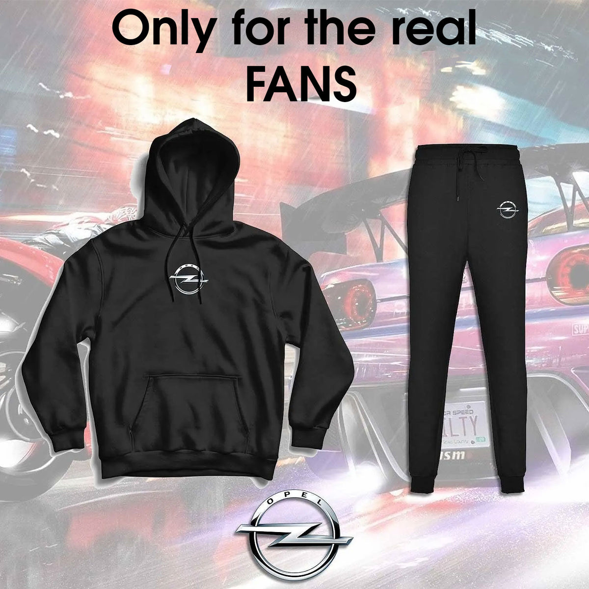 OPEL Hoodie and Sweatpants Set