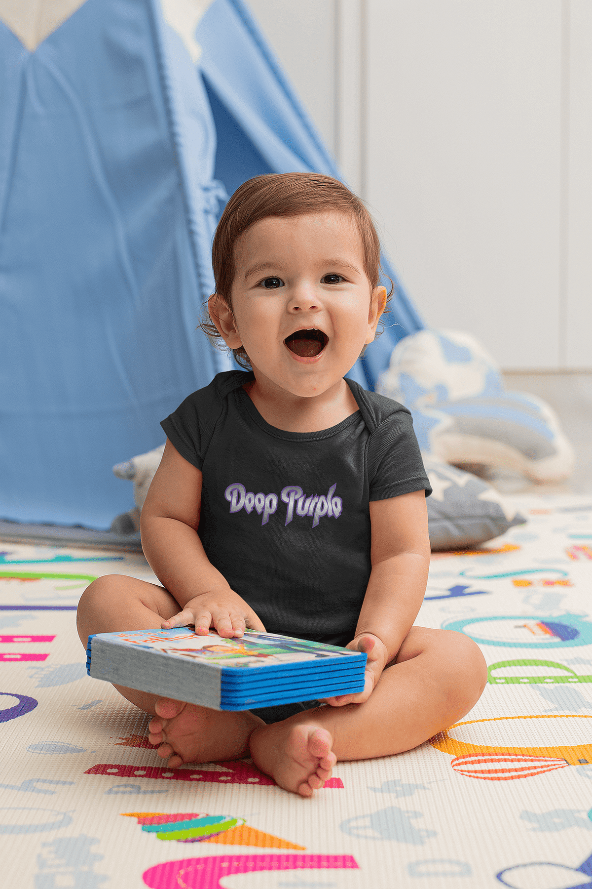 Baby Bodysuit Deep Purple