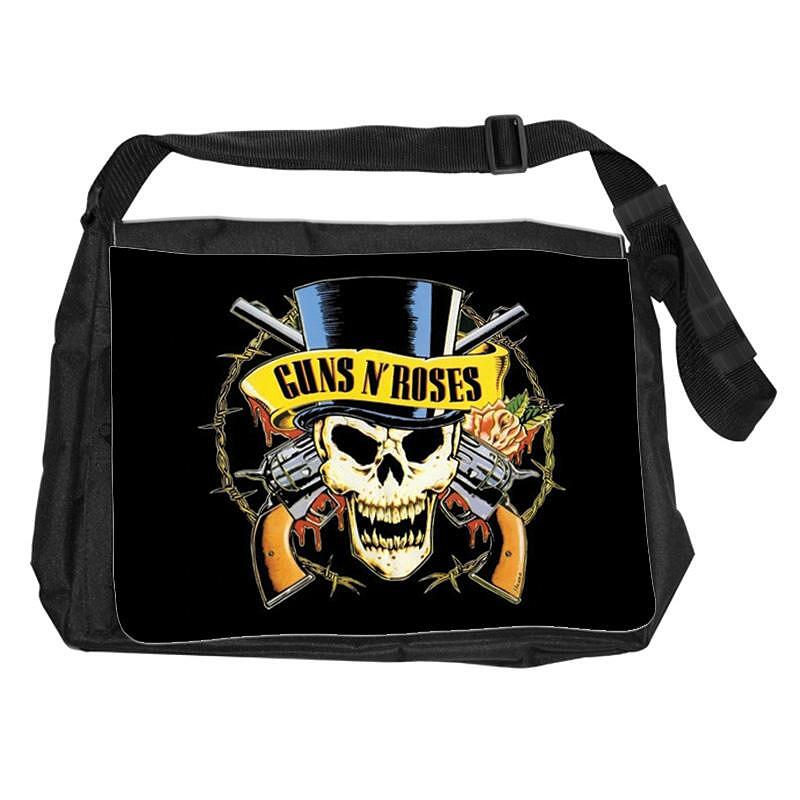 Чанта за рамо Music Life - Guns'N'Roses Skull Logo