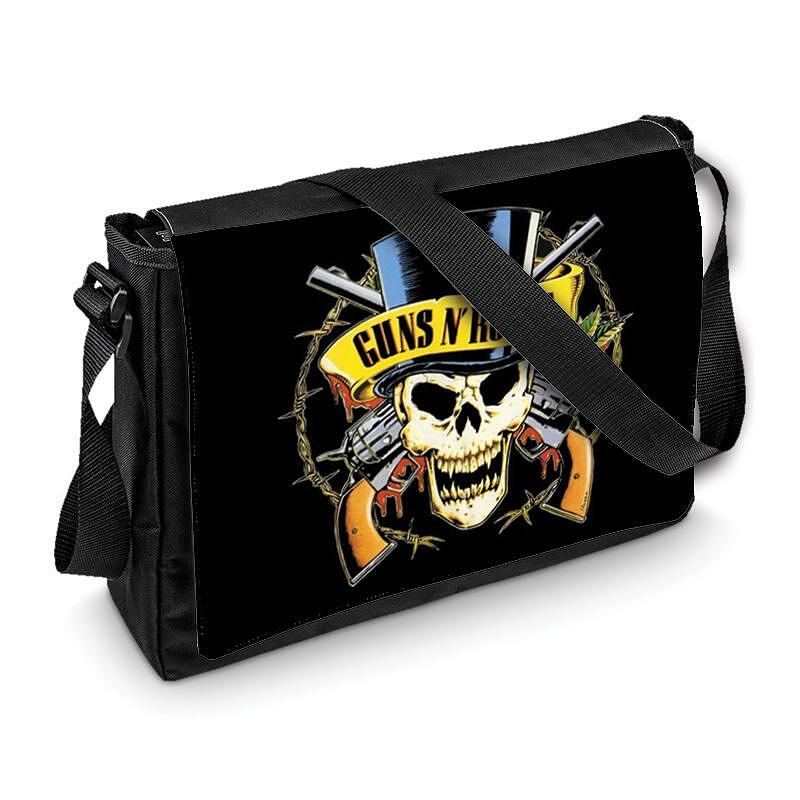 Чанта за рамо Music Life - Guns'N'Roses Skull Logo