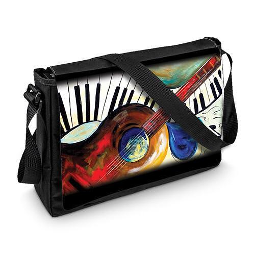 Geantă de umăr Color Abstract Music Love