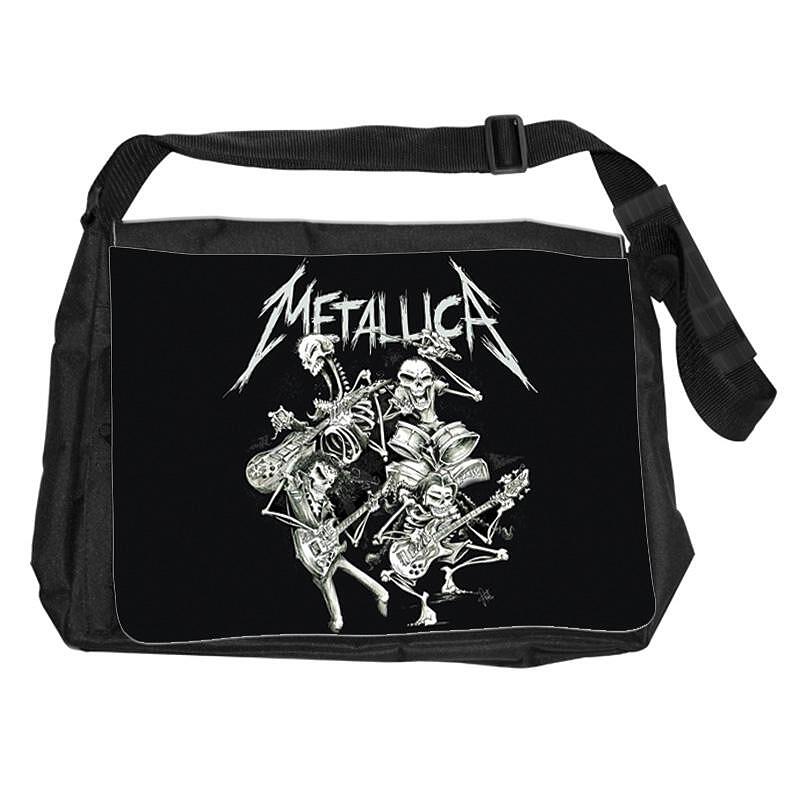 Чанта за рамо Music Life - Metallica Skeleton Dance