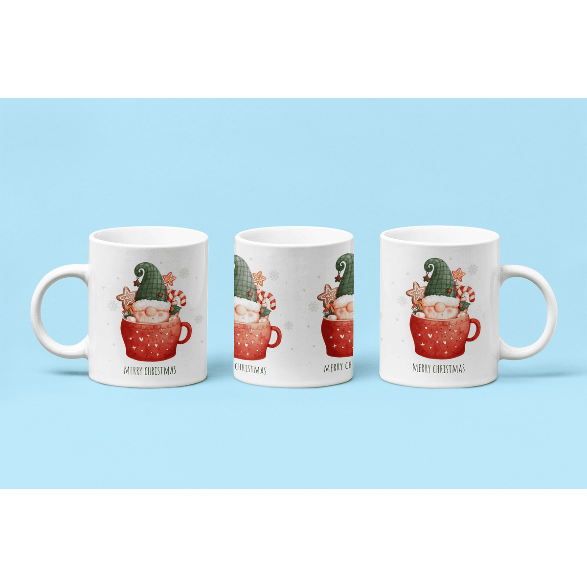 A cup of Christmas magic in a mug