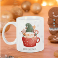 A cup of Christmas magic in a mug