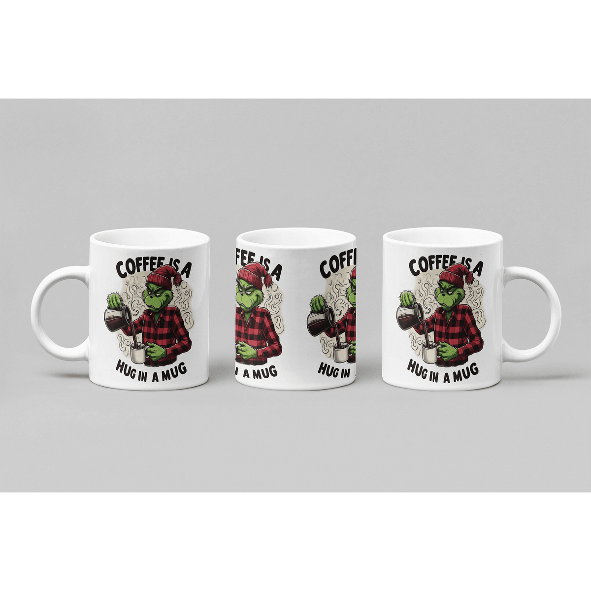 A Grinch Coffee Mug is a Hug in a Mug