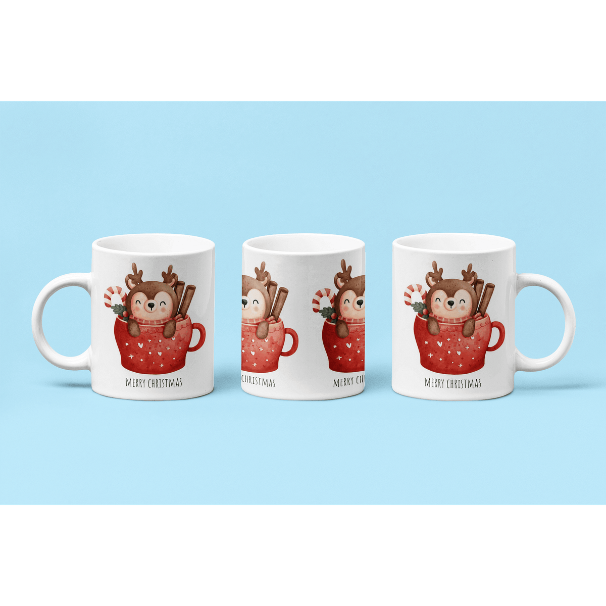 Holiday Reindeer Mug