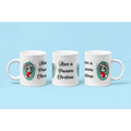 Dog in Christmas Stocking Mug