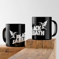 Cană ceramică neagră Black Sabbath