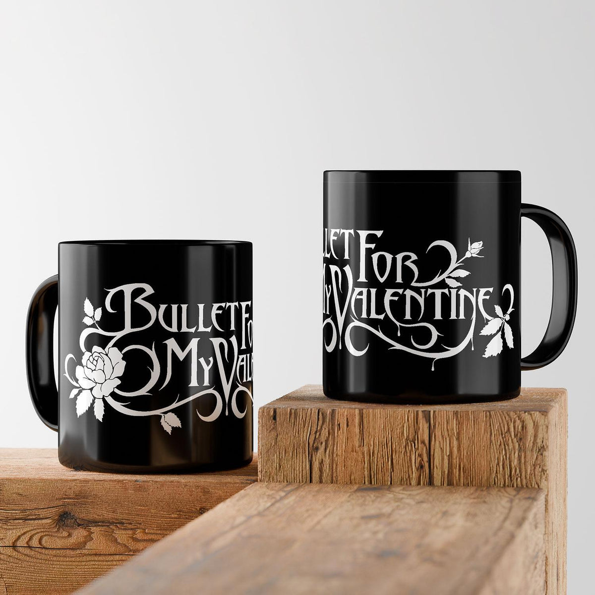 Black ceramic mug Bullet For My Valentine