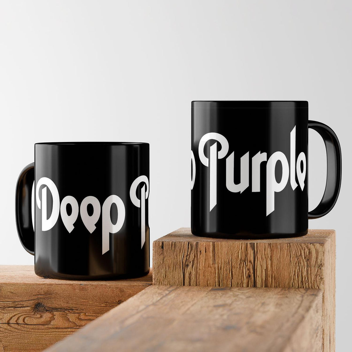 Cană neagră din ceramică Deep Purple