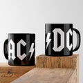 Черна керамична чаша AC/DC