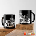 Cană neagră din ceramică Five Finger Death Punch Logo